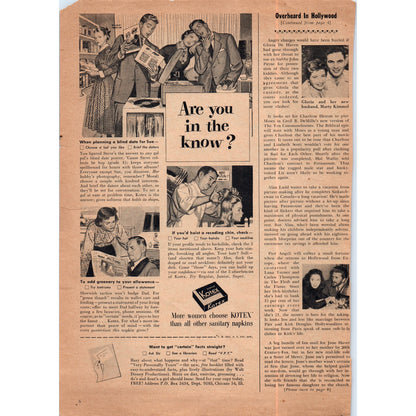 Those Redheads from Seattle 3D Jamboree Vintage Original Magazine Ad D20