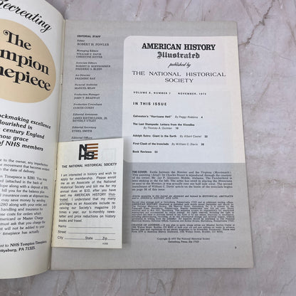 1975 Nov - American History Illustrated Magazine - Monitor & Virginia Battle M21