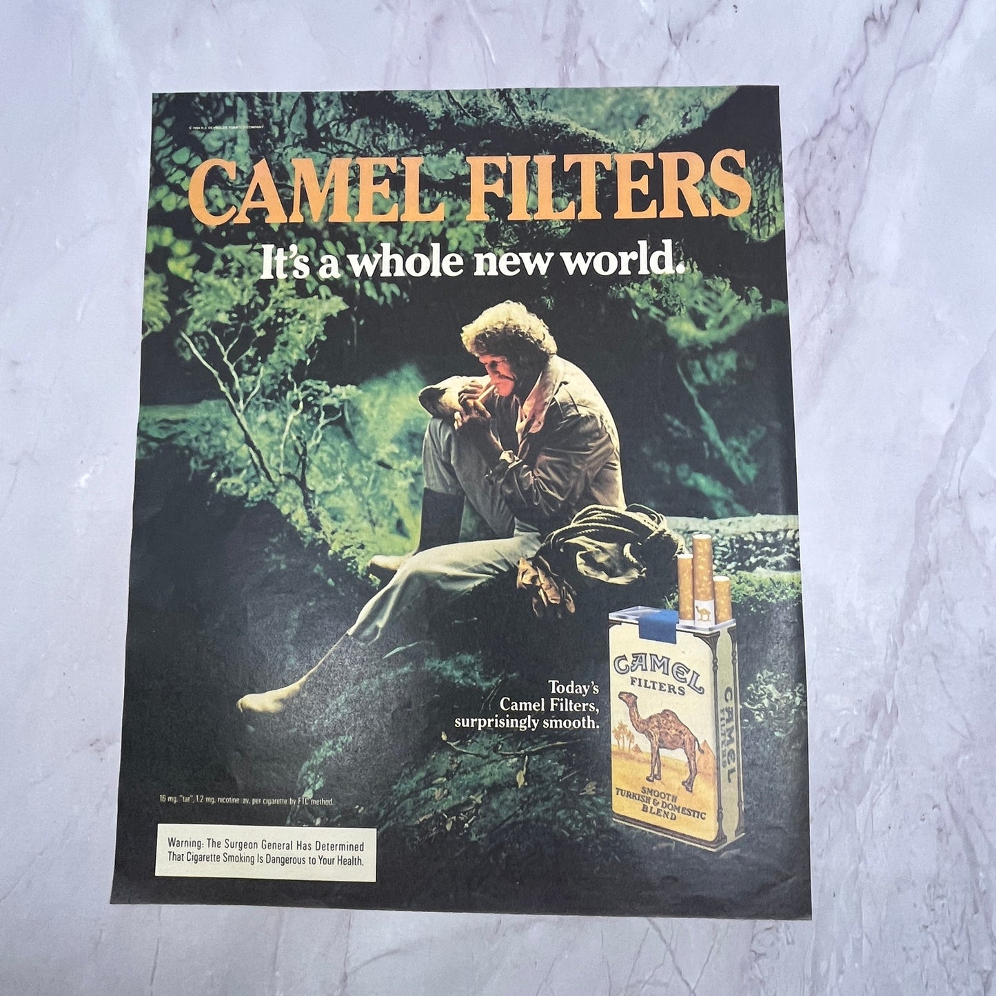 Camel Filters - It's a Whole New World 1984 Ad V14-7