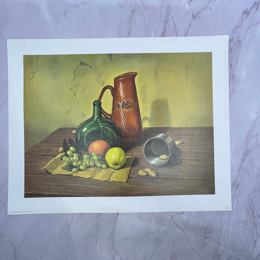 Mod Still Life 1976 Scafa Tornabene Art Co Lithograph 11x14" Art Print V21