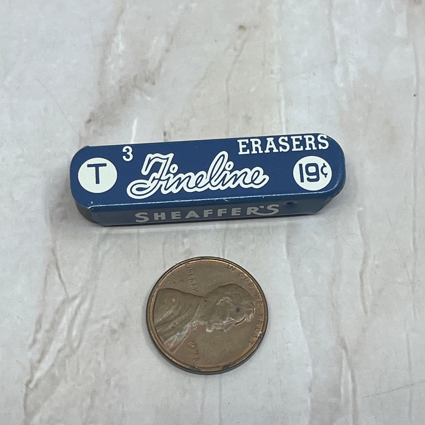 Vintage Sheaffer Fineline Mechanical Pencil Erasers T3 Metal Tin SB8