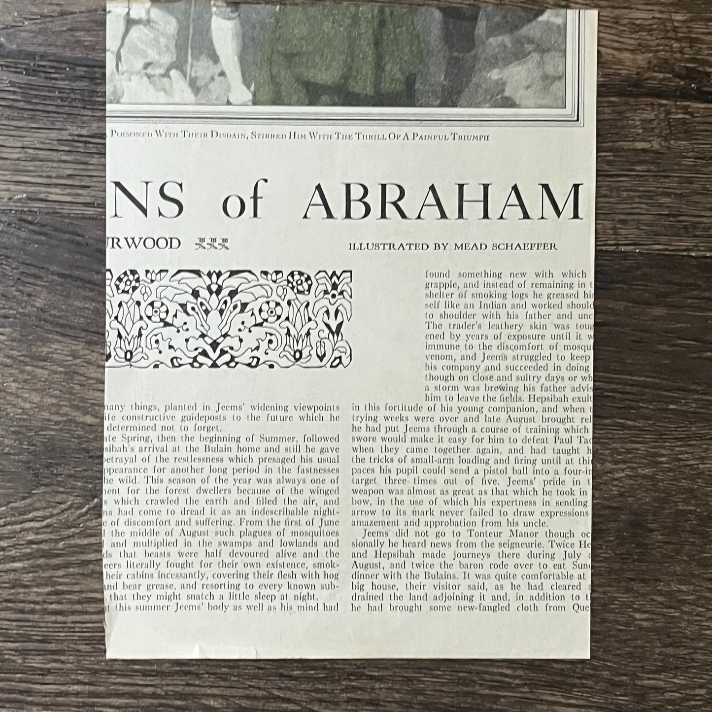 c1930 Christmas Print And Here in America We Call Him Santa Claus 6x8 Print V2