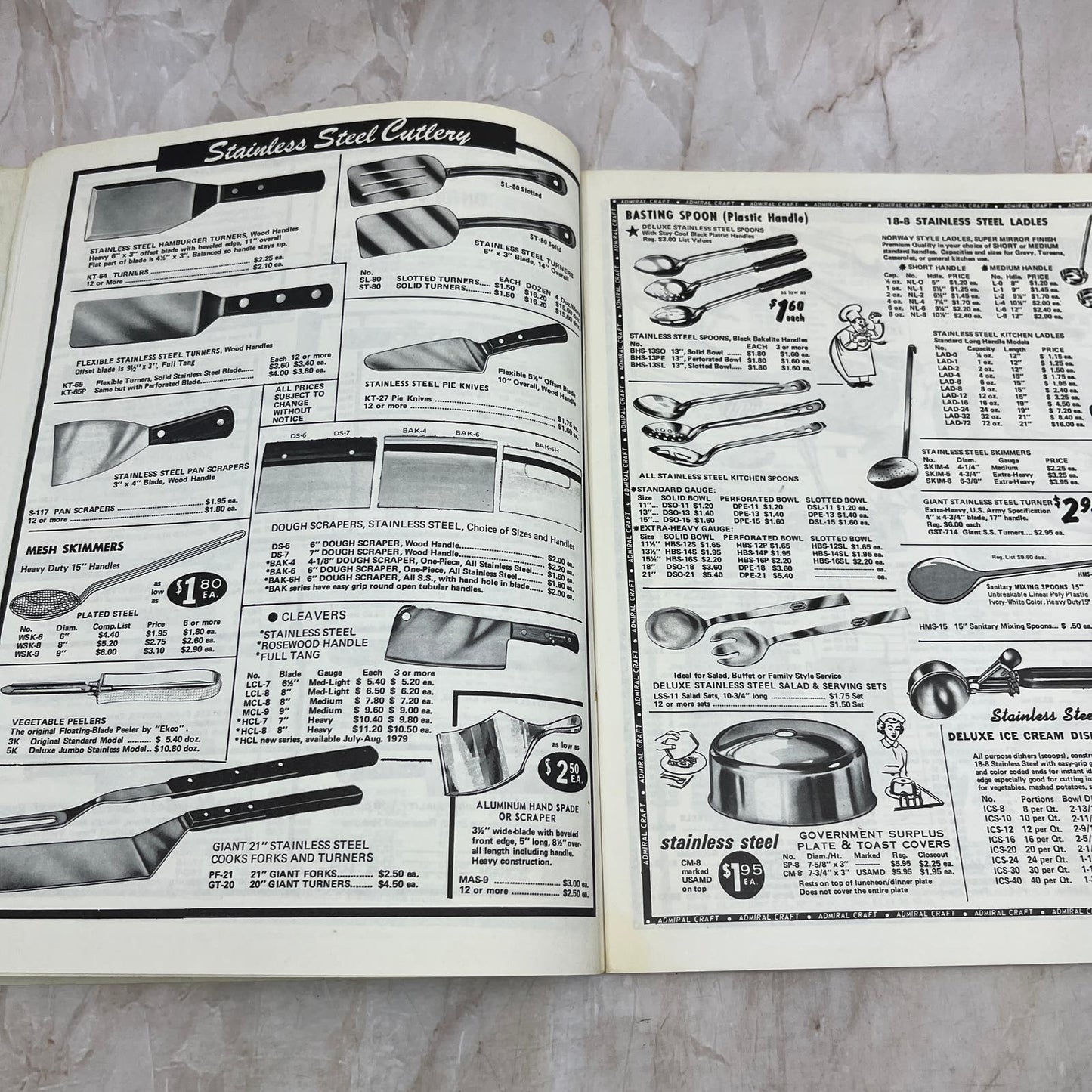 1979 Food Service Equipment and Supplies Catalog Admiral Craft Equipment TI9-P3