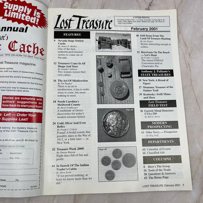 2001 Feb - Lost Treasure Magazine - Treasure Hunting Gold Prospecting M14