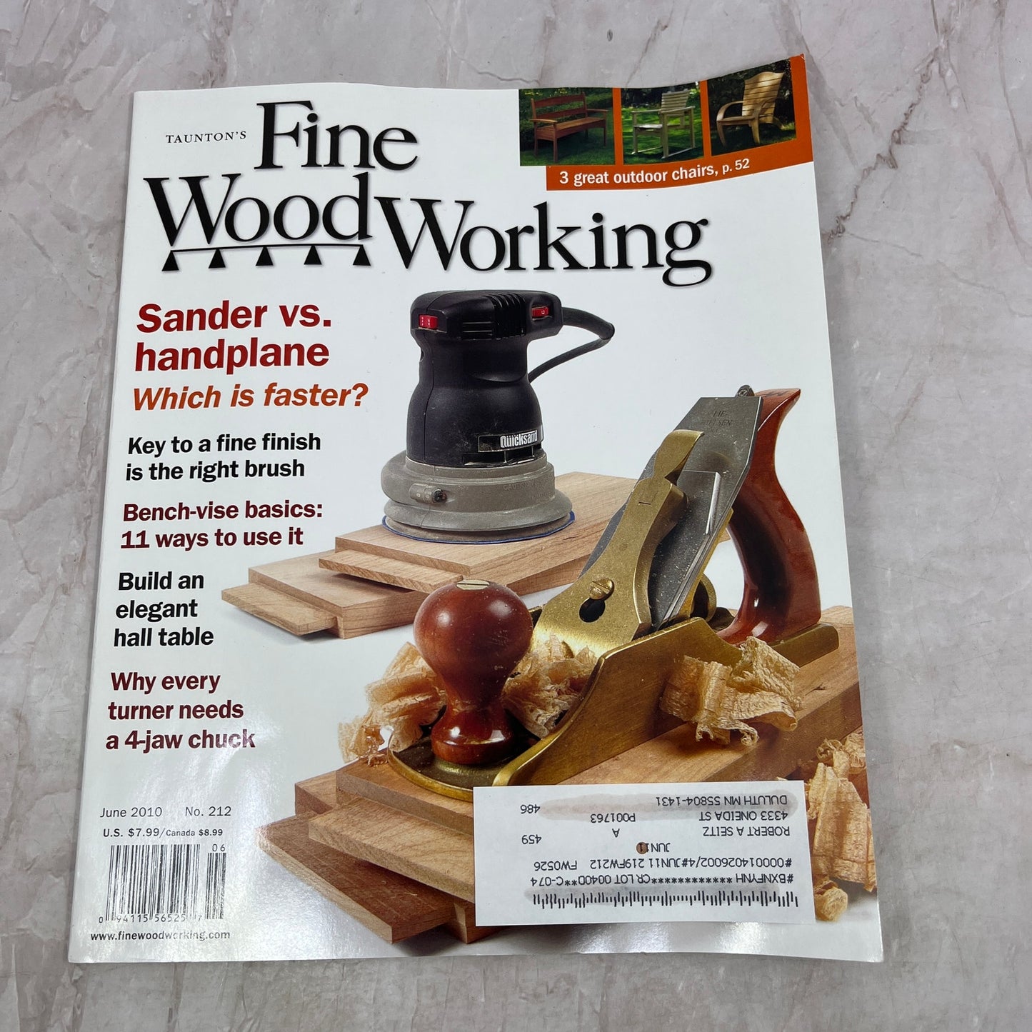 Sander Vs. Handplane - Jun 2010 No 212 - Taunton's Fine Woodworking Magazine M34