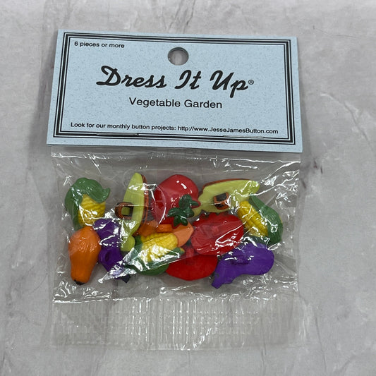 Novelty Vegetable Jesse James Co Dress It Up Vegetable Garden #590 NIP SB7