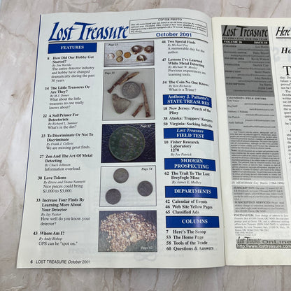 2001 Oct - Lost Treasure Magazine - Treasure Hunting Gold Prospecting M14