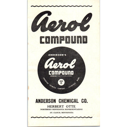 Wm. Bros Boiler & Mfg Co, Anderson Chemical Co Herbert Otte 1953 Ad AE9-DC1