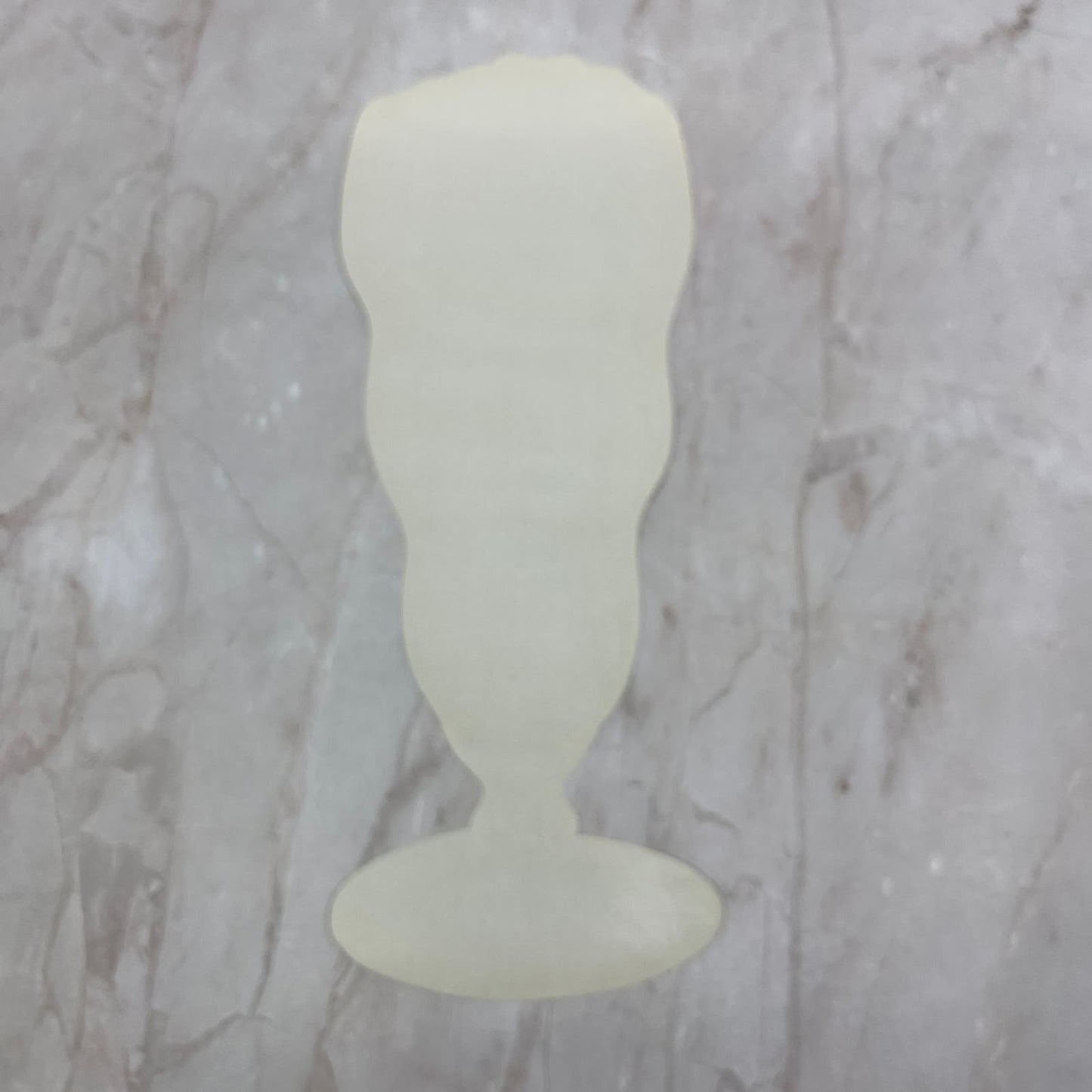 1950s Die Cut Strawberry Milkshake Malted Milk  Soda Fountain Die Cut 9" TG8-VW