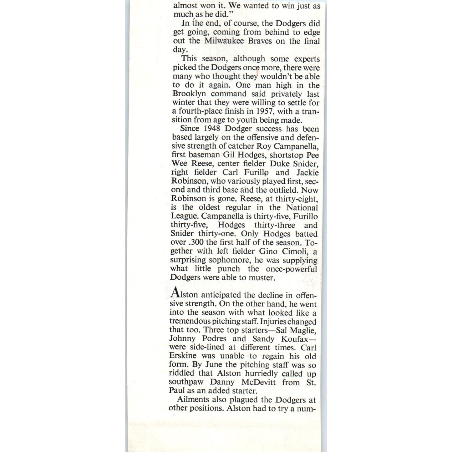 Vintage Mission of California Mickey Mantle MLB Baseball Magazine Ad 2.5x7" D24