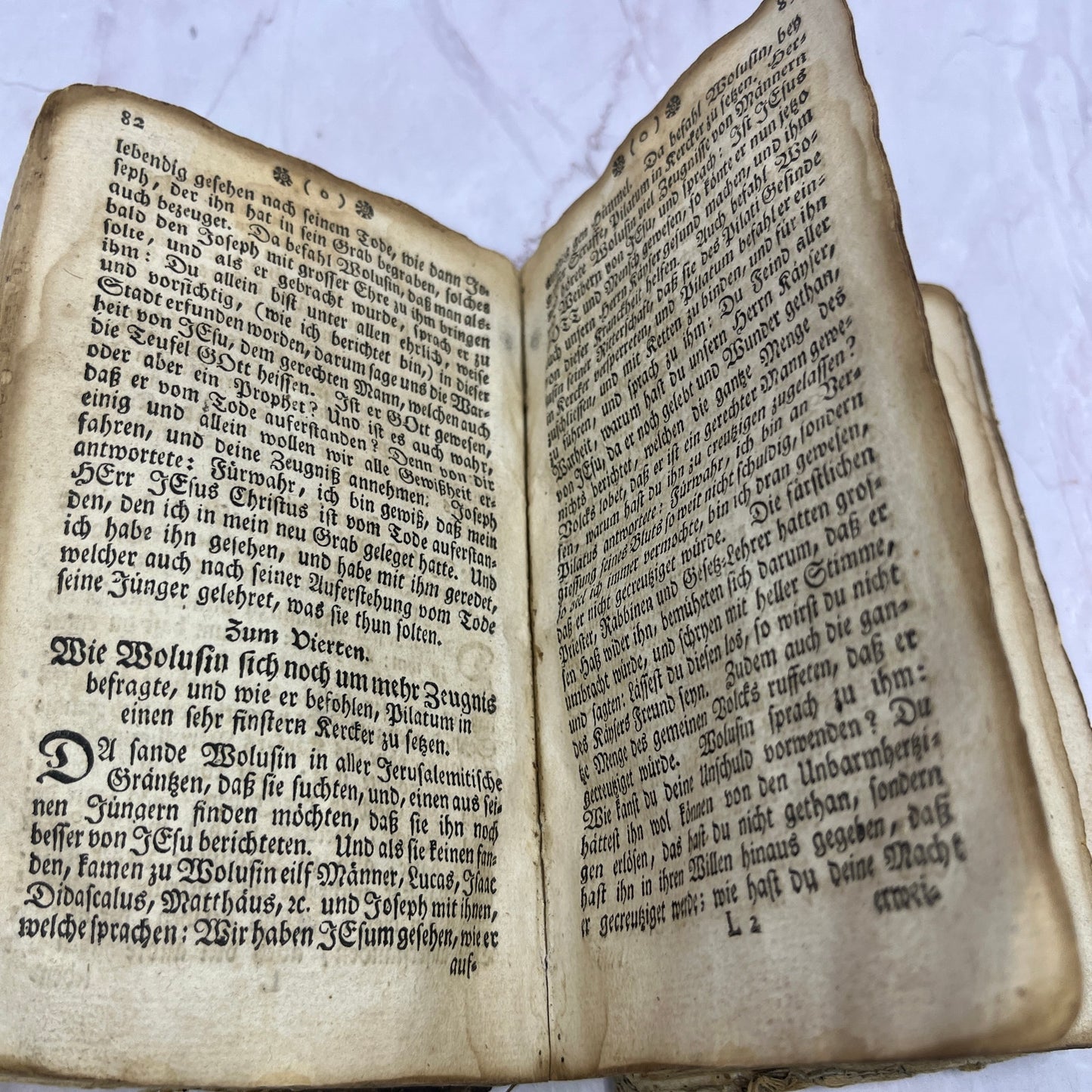 1784 Original German Book on Christianity TA9-B3