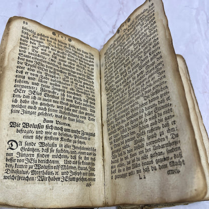 1784 Original German Book on Christianity TA9-B3