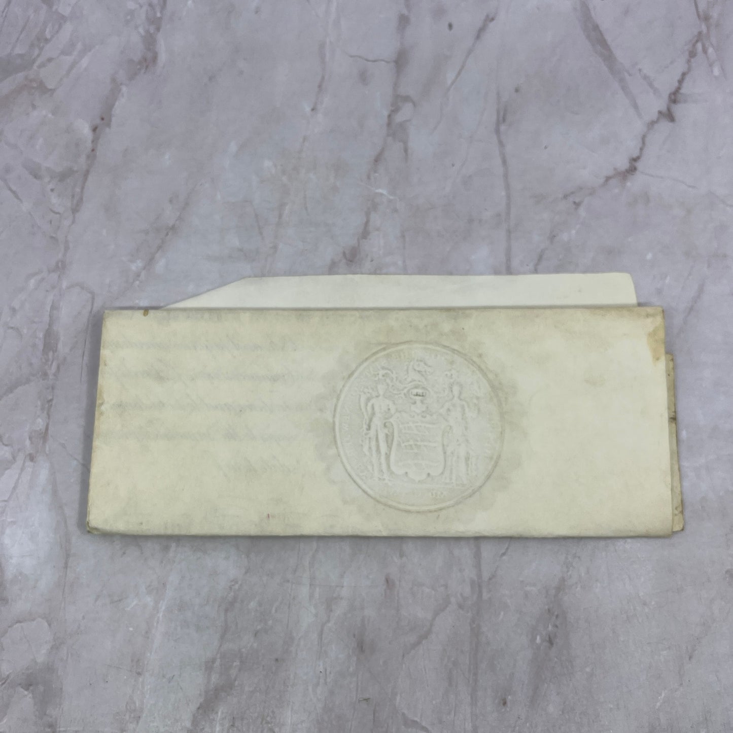 1900 Foreign Commissioner of Deeds for NJ Certificate M. Walter Miller TJ5-E2