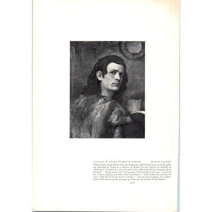 Portrait of a Poet - Palma Vecchio c1905 Art Print D14