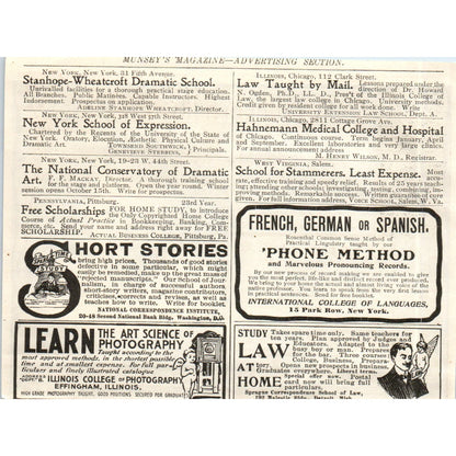 Mellin's Food Co Boston Leonard Wallace Burdick c1905 Advertisement AE7-A2