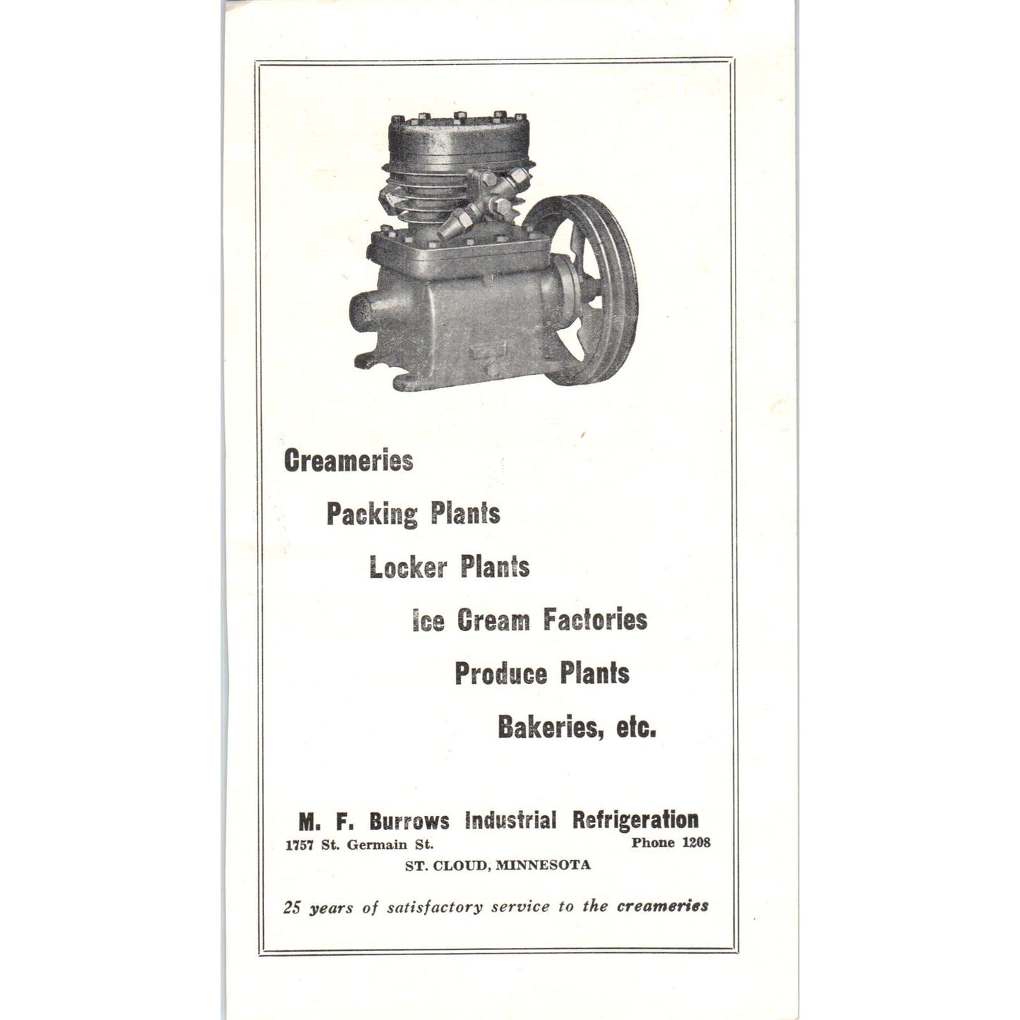 Kusel Zig-Zag Flo Heat Exchanger Lincoln Equipment St. Paul MN 1953 Ad AE9-DC1