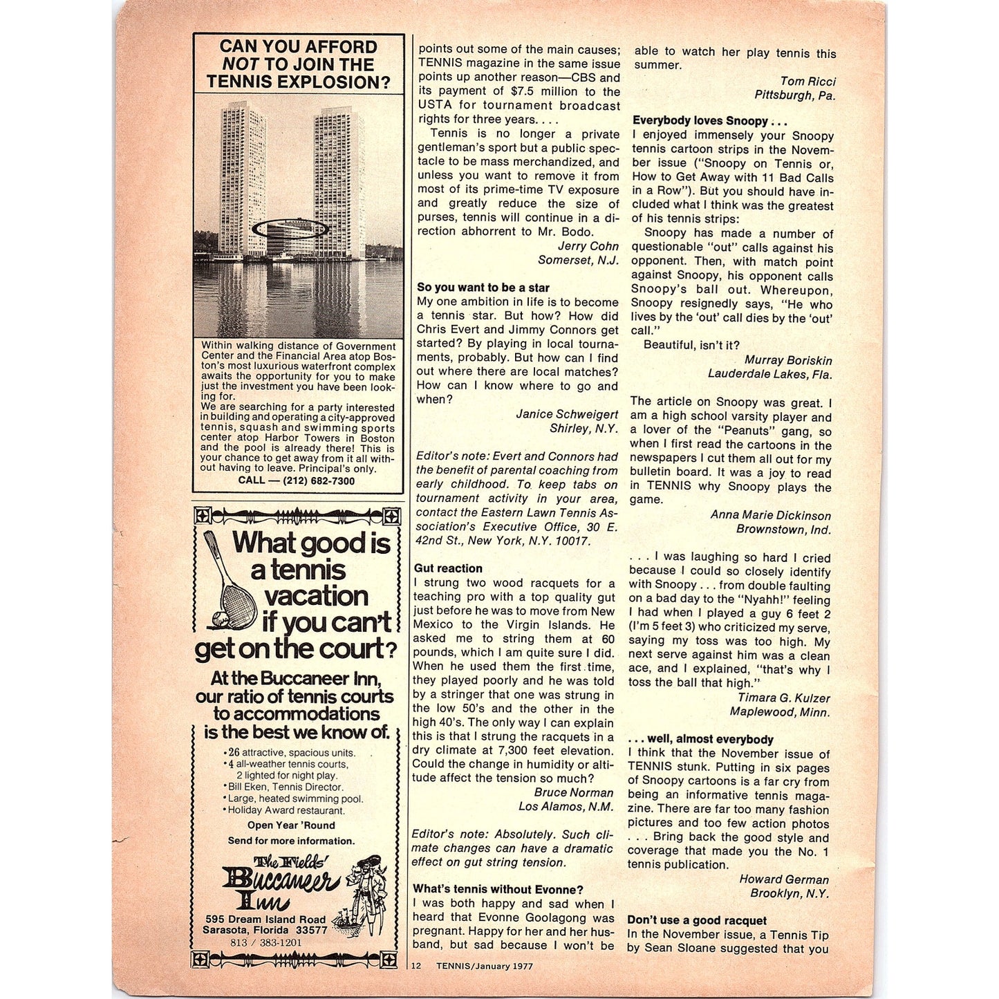 Arthur Ashe HEAD Tennis Racquet Compatibility Test 1977 Ad AF3-5