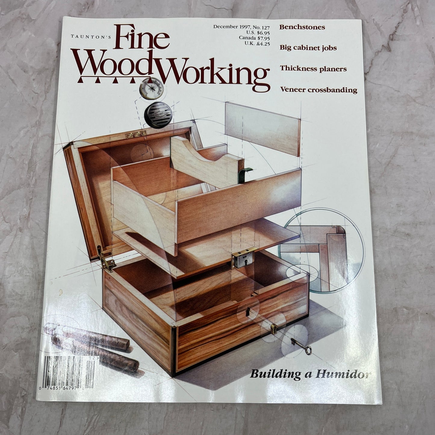 Building a Humidor - Dec 1997 No 127 - Taunton's Fine Woodworking Magazine M36