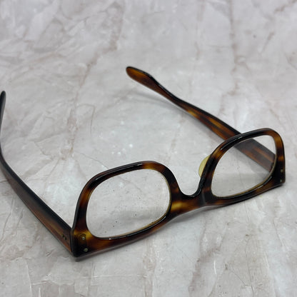 American Optical Horn Rim Tiger Eye 5 3/4 Sunglasses Eyeglasses Frames TG7-G1-2