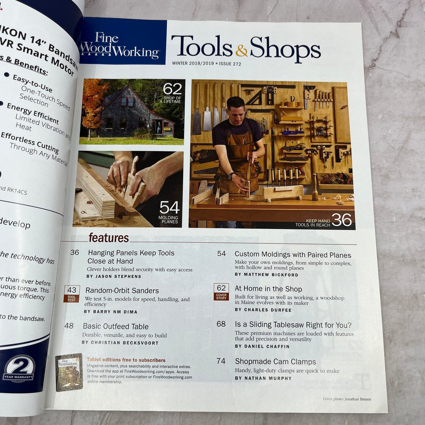 Tools & Shops - Winter 2019 - Taunton's Fine Woodworking Magazine M36