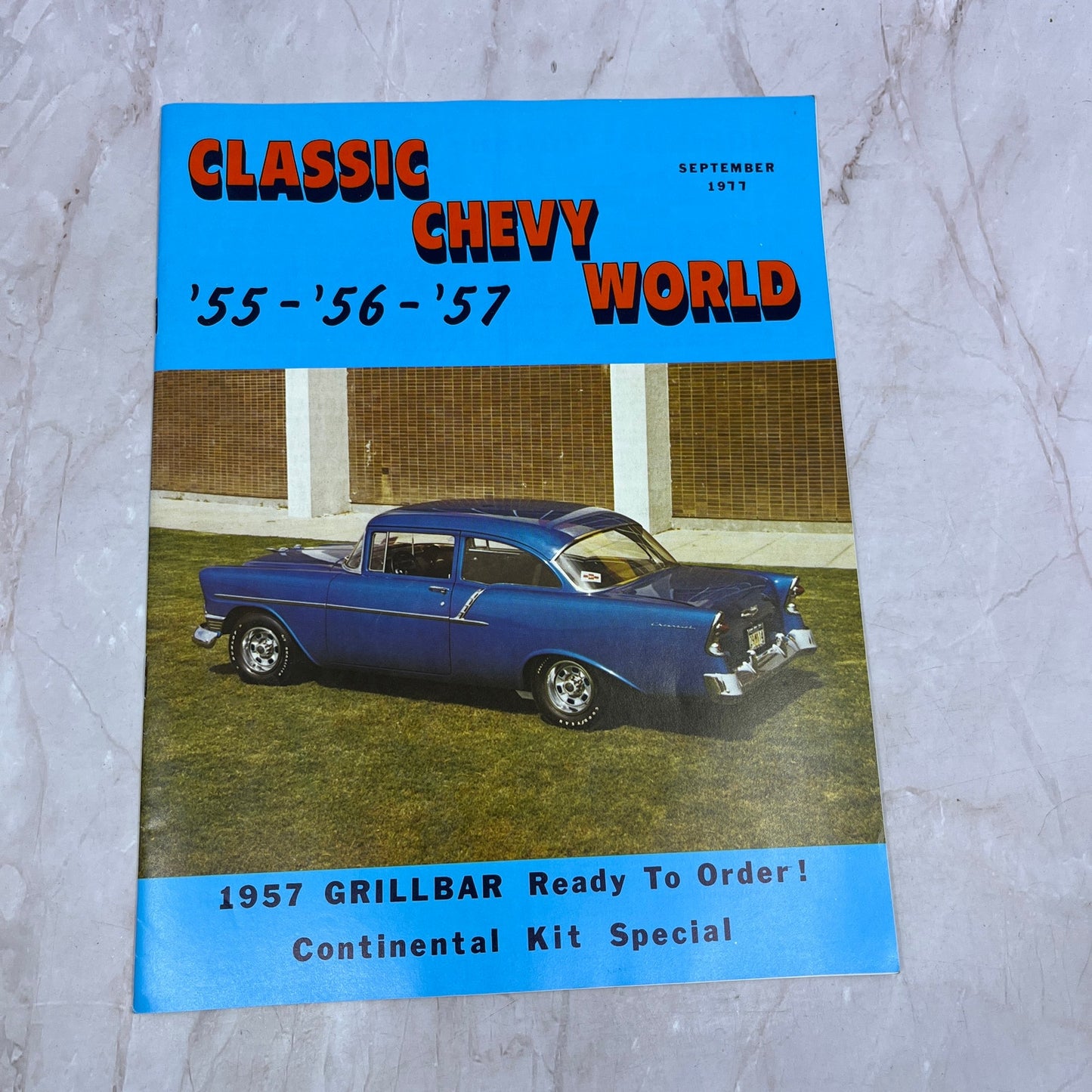 1957 Grillbar - '55, '56, '57 Classic Chevy World Magazine - Sep 1977 M29