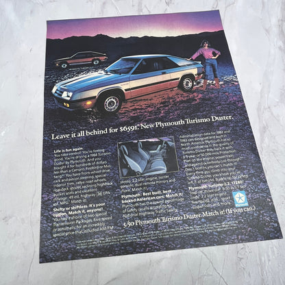 Plymouth Turismo Duster 2.2 1984 Ad V14-7