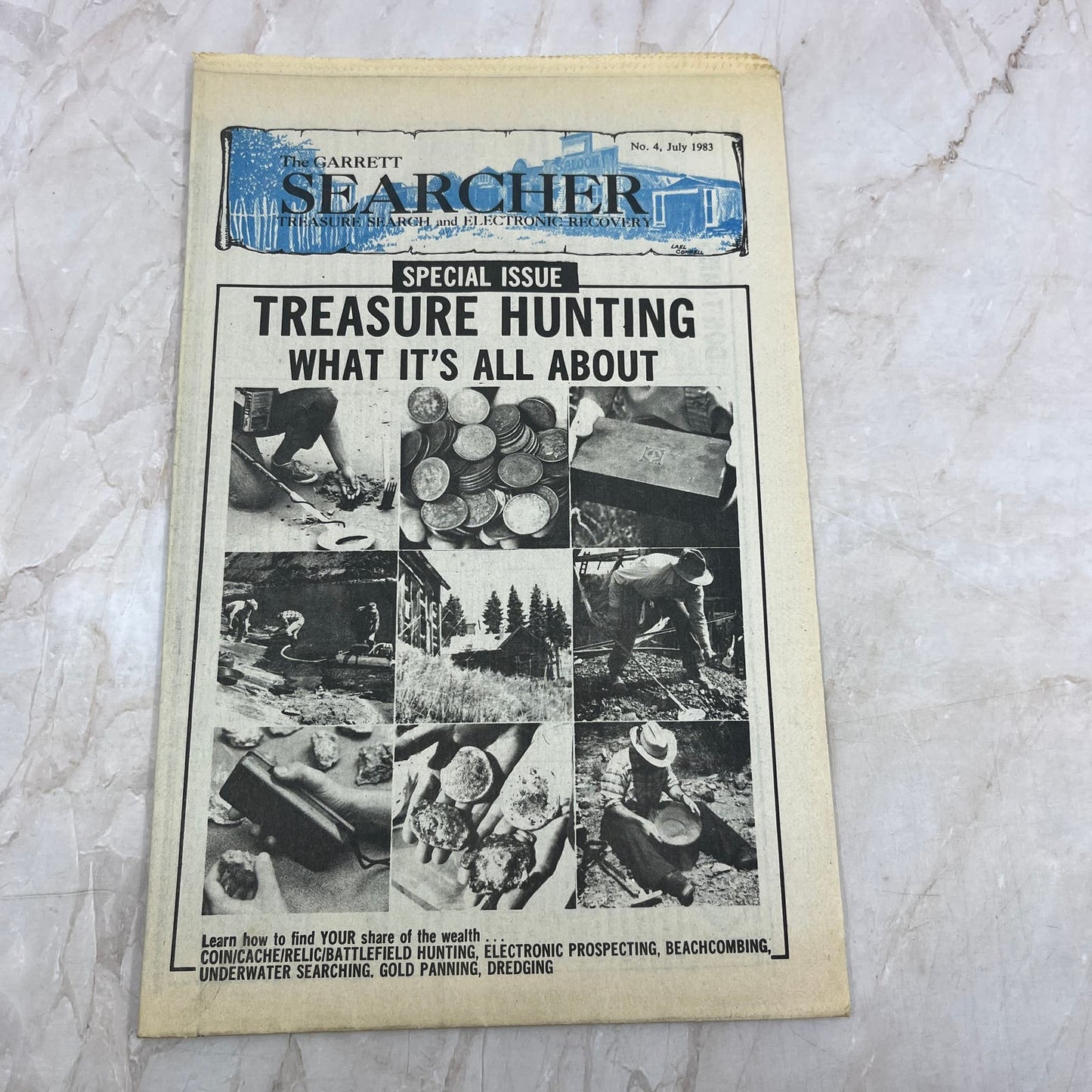 1983 July - The Garrett Searcher Newsletter Treasure Hunting Metal Detectors M20