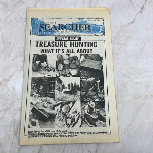1983 July - The Garrett Searcher Newsletter Treasure Hunting Metal Detectors M20