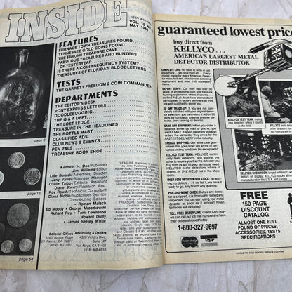 1984 May - Treasure Magazine - Treasure Hunting Metal Detecting Gold Coins M10