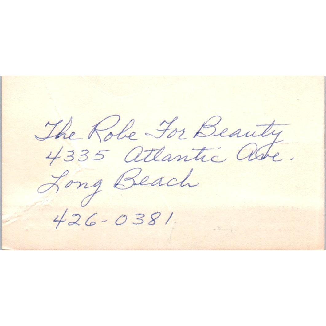 Kay Michael Hair Design Newport Beach Long Beach Vintage Business Card SD8-B10