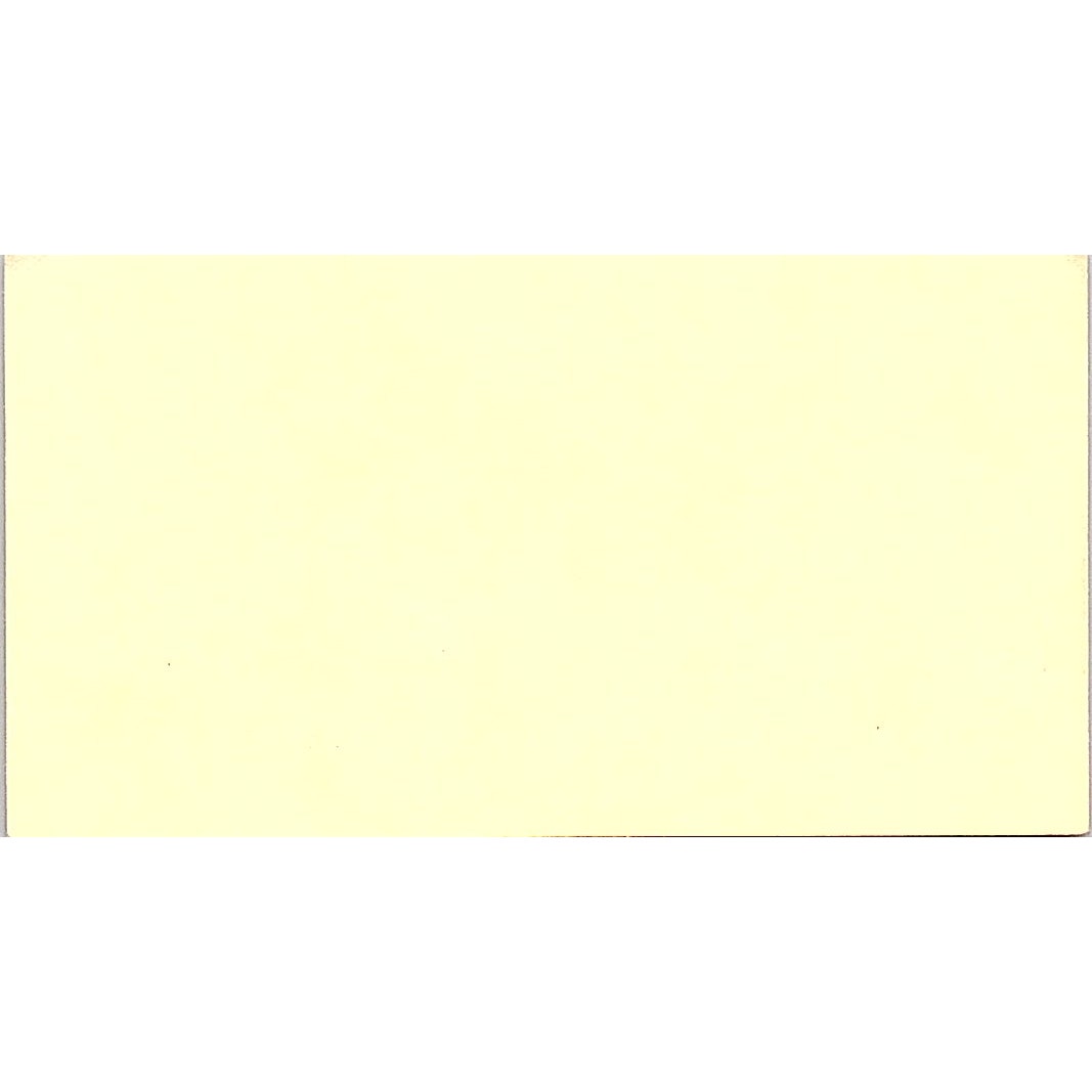 Levitz Furniture Otis White Houston Texas Vintage Business Card SF3-B3