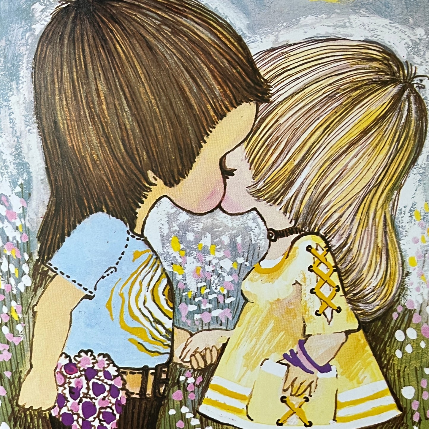 1970s Love - Lee Scafa Tornabene Retro Kitsch Lithograph Art Print 9x12 V8