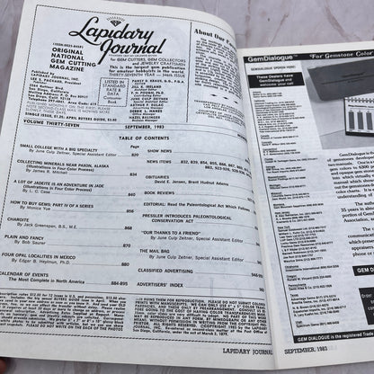 Charoite in Gold - Lapidary Journal Magazine - Sep 1983 M24