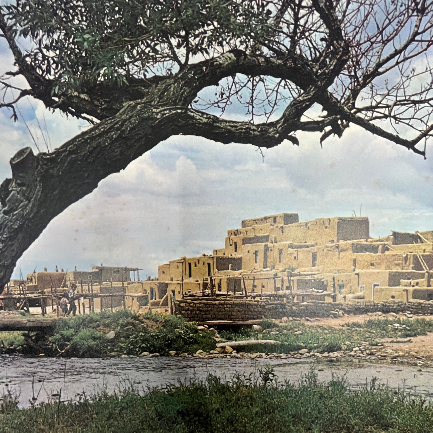 North Pueblo at Taos, New Mexico 10x14" Art Print V17