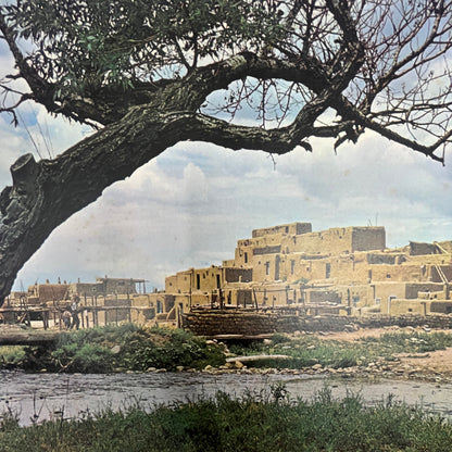 North Pueblo at Taos, New Mexico 10x14" Art Print V17