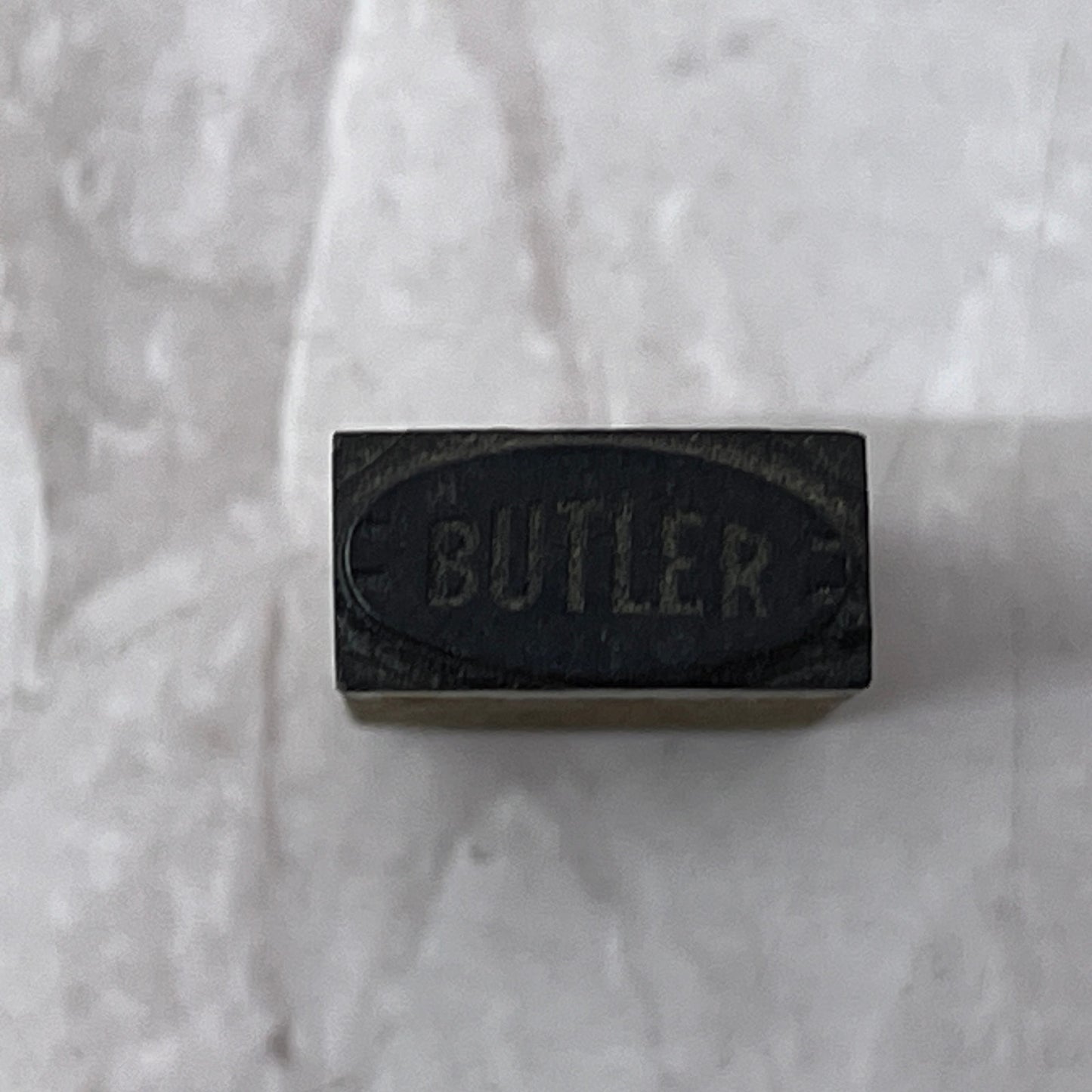 BUTLER Logo Vintage Letterpress Printers Block Plate SF5-S