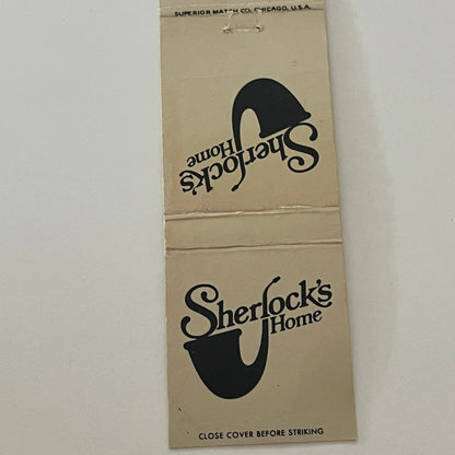 Sherlock's Prime Rib Restaurant Toronto Vintage Matchbook Cover TB6-MB2-4