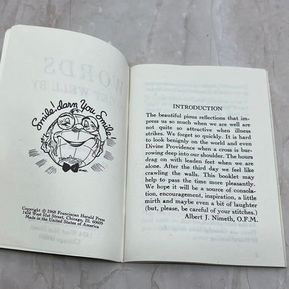 1968 Words To Get Well By Pocket Gift Booklet P9-1
