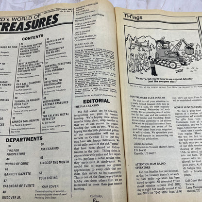 1983 Oct - ICD World of Treasures Magazine - Treasure Hunting Gold Rocks M16