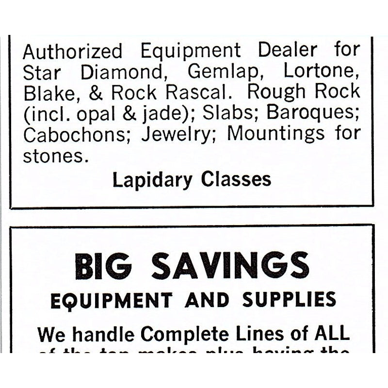 Ed Brandt Stone Co Nampa Idaho 1972 Ad AF8-M2