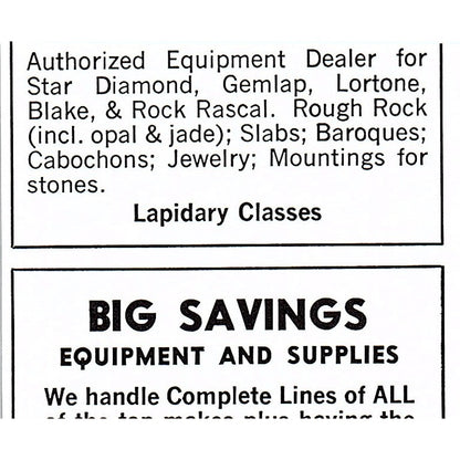 Ed Brandt Stone Co Nampa Idaho 1972 Ad AF8-M2