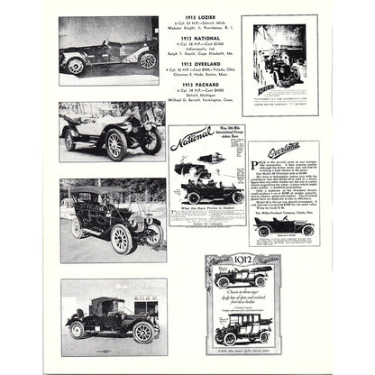 Photos of Cars from 1950 Antique Auto Show Cadet Armory Boston (6 Pages) AF6-8