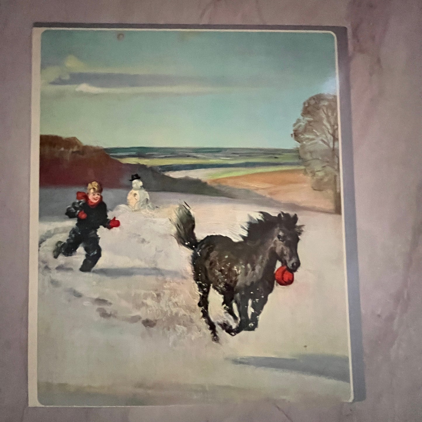 The Shetland Pony by Wesley Dennis 8.5x10" Art Print V23