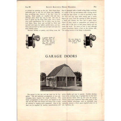 Door Hardware - For Permanence as Well as Beauty 2-Page 1929 Article SI11