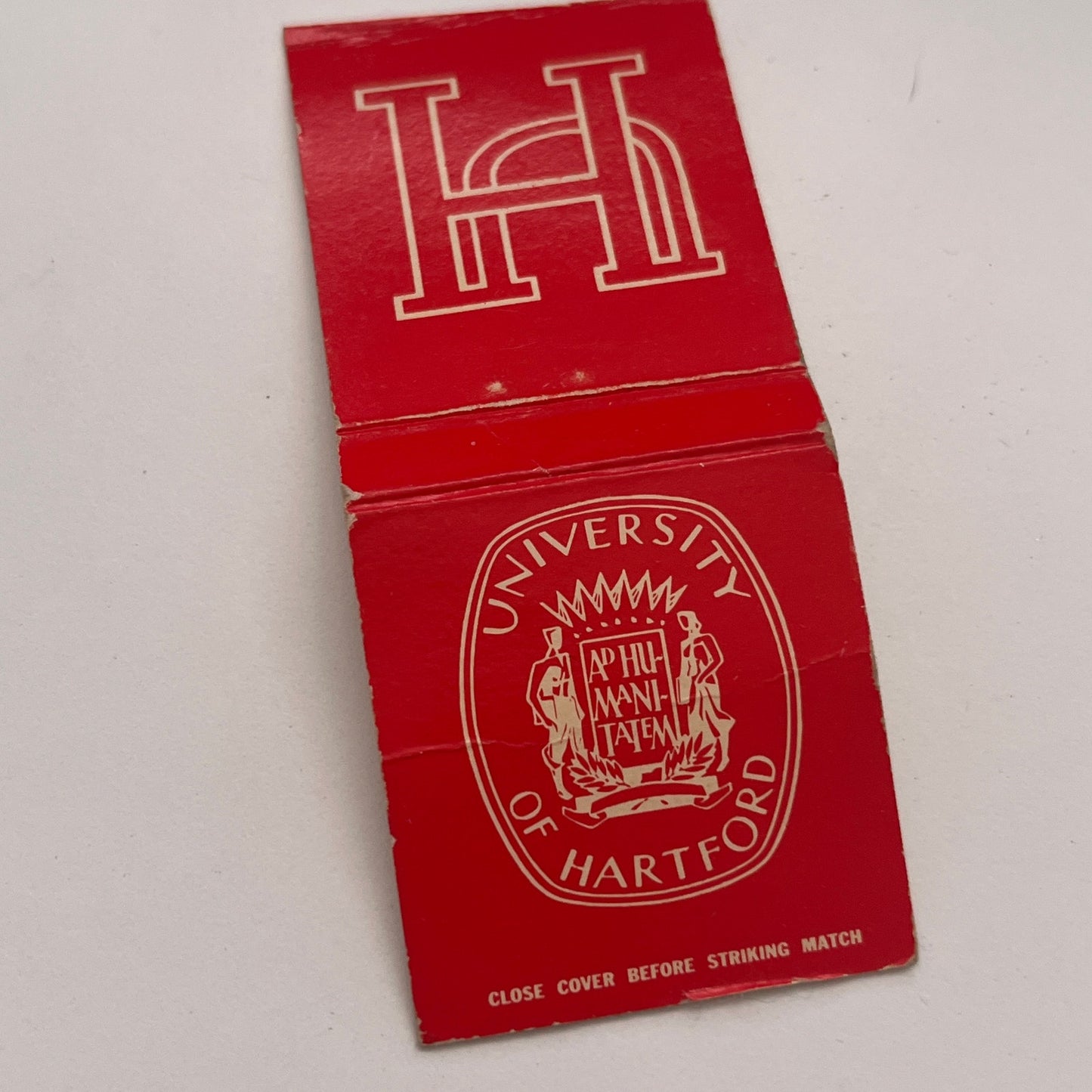 University of Hartford Vintage Matchbook Cover TB8-MB-4