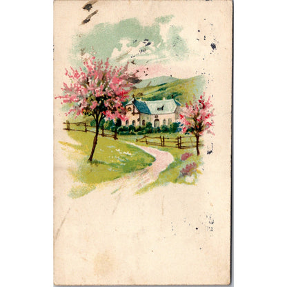 Julius Müller Nürnberg Watercolor Scene c1910 German Reich Postcard P5-11