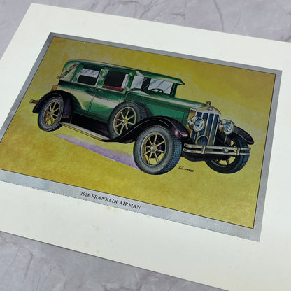 1928 Franklin Airman Automobile Vintage Chromatic Foil Etch 8x10" V18
