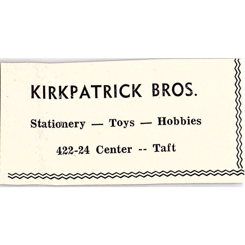 Kirkpatrick Bros., State Farm Ins Steve Kennedy Taft CA c1965 Ad AF8-S22