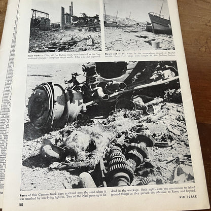 To Rome and Beyond John K Cannon 12th Air Force 2 Pages 1944 WWII Article AG2-3
