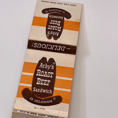 Arby's Roast Beef - A New Concept in Eating Vintage Matchbook Cover TB6-MB1-11